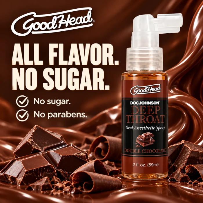 GoodHead - Deep Throat Spray - Double Chocolate - 2 fl. oz.
