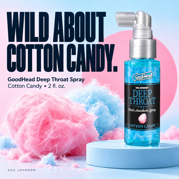 GoodHead - Deep Throat Spray - Cotton Candy - 2 fl. oz.