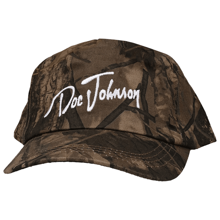 Doc Johnson Cursive Embroidered Hat, Camo