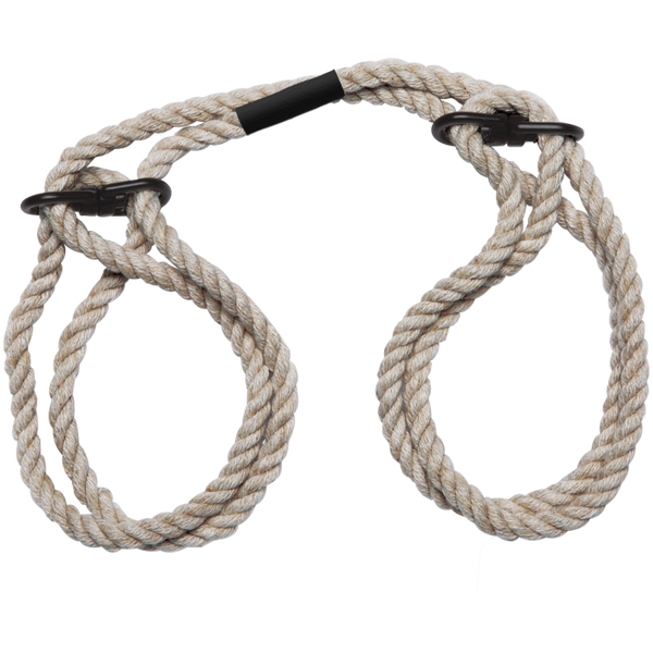 Merci - Restrain - 6mm Hemp Wrist or Ankle Cuffs