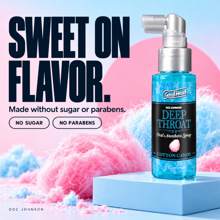 GoodHead - Deep Throat Spray - Cotton Candy - 2 fl. oz.