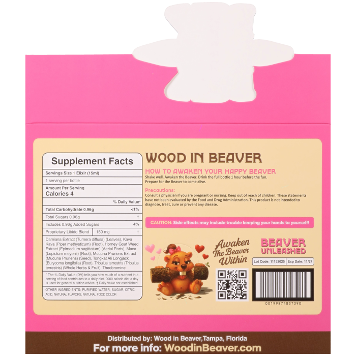 Wood In Beaver (Her) Beaver Boost Juice