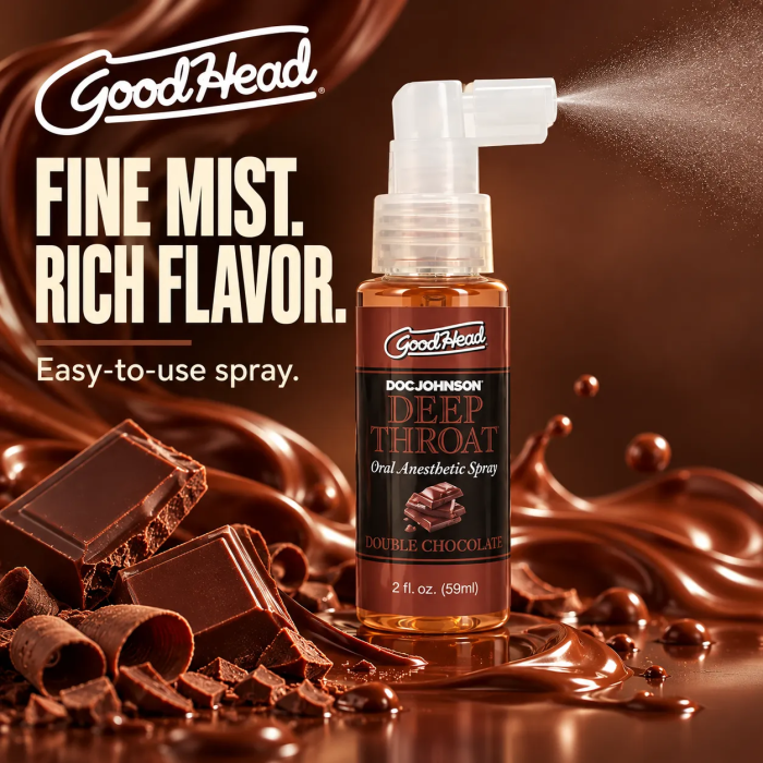GoodHead - Deep Throat Spray - Double Chocolate - 2 fl. oz.