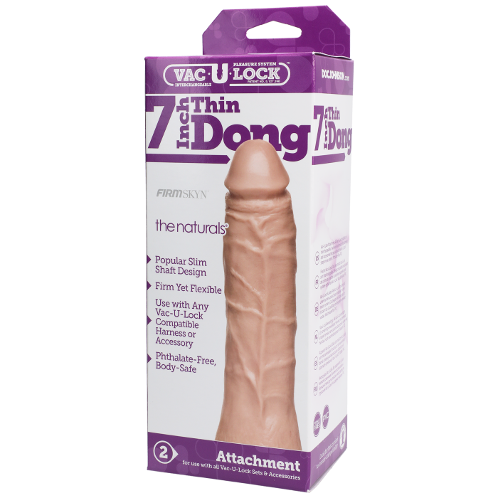 Vac-U-Lock - 7 Inch Thin Dong - The Naturals