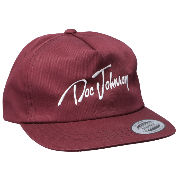 Doc Johnson Cursive Embroidered Hat, Maroon