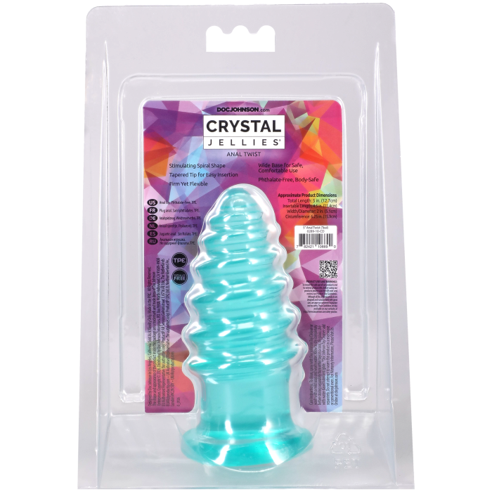Crystal Jellies - Anal Twist - 5 Inch