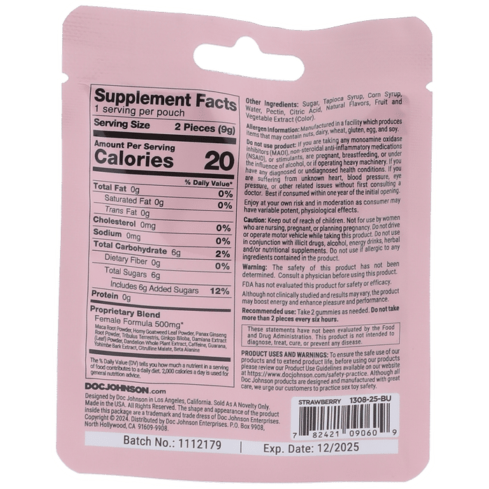 Spanish Fly - Female Sensual Enhancer - Strawberry