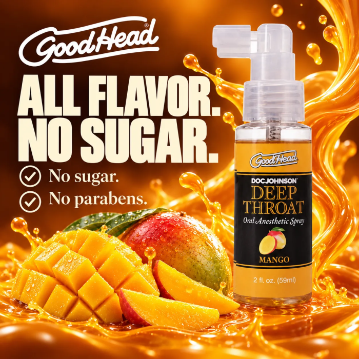 GoodHead - Deep Throat Spray - Mango - 2 fl. oz.