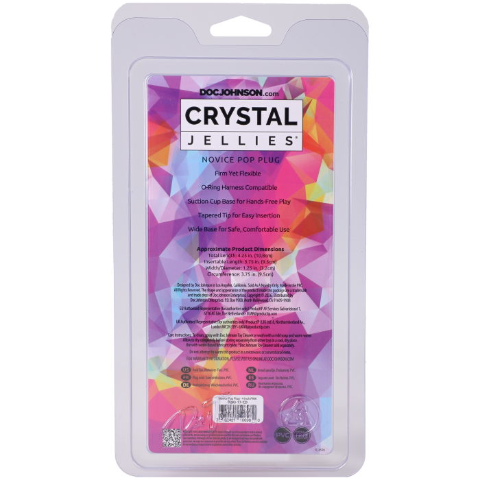 Crystal Jellies - Novice Pop Plug - 4 Inch