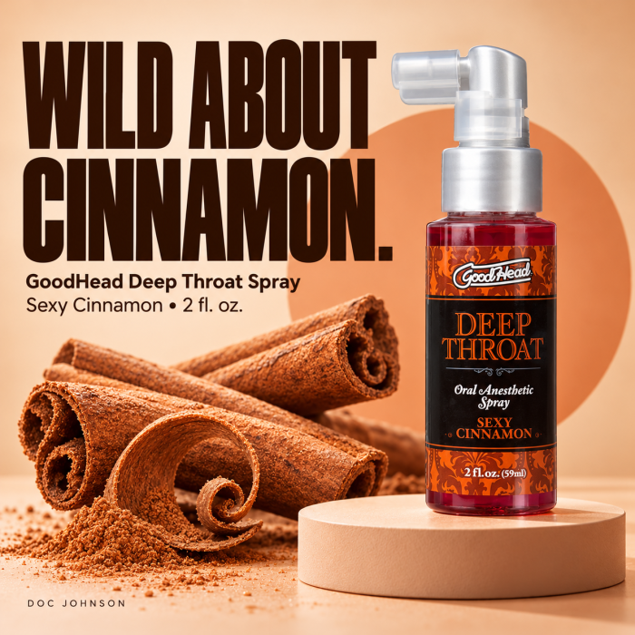 GoodHead - Deep Throat Spray - Cinnamon - 2 fl. oz.