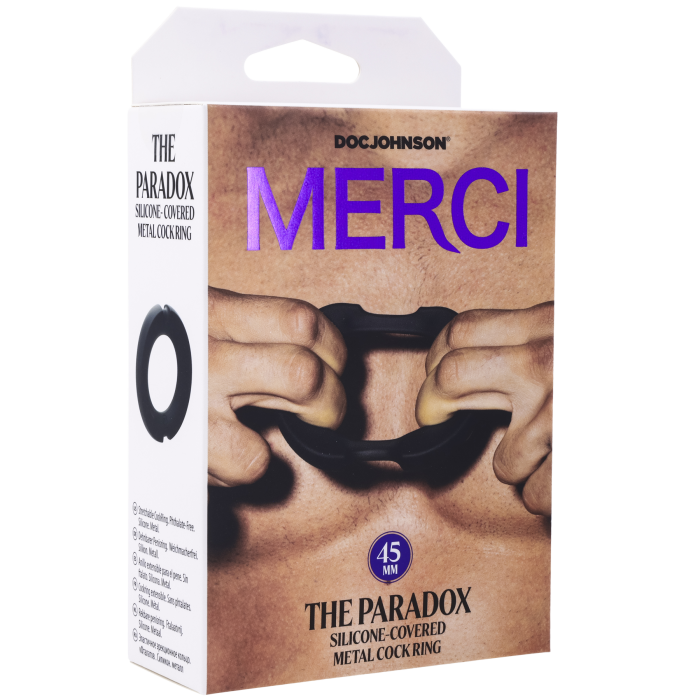 Merci - The Paradox - Silicone-Covered Metal Cock Ring - 45mm