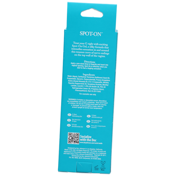Intimate Enhancements - Spot-On - G-Spot Stimulating Gel