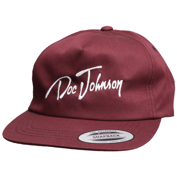 Doc Johnson Cursive Embroidered Hat, Maroon