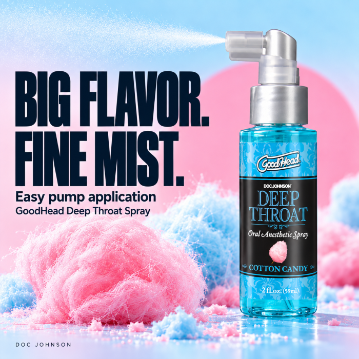 GoodHead - Deep Throat Spray - Cotton Candy - 2 fl. oz.