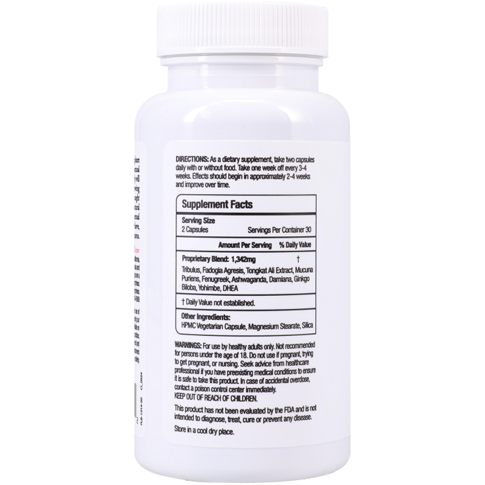 Intimate Enhancements - Crave - Libido Enhancer - Female Sexual Daily Supplement Formula - 60 Vegan Capsules