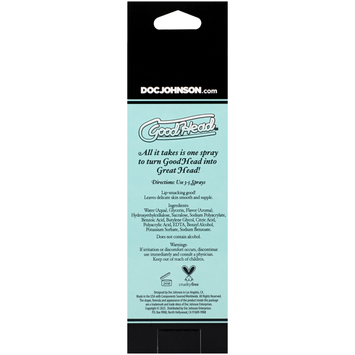 GoodHead - Juicy Head - Cocktails - Dry Mouth Spray - Pia Colada - 2 fl. oz.