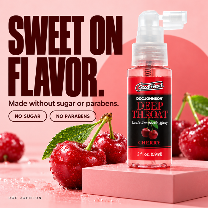 GoodHead - Deep Throat Spray - Cherry - 2 fl. oz.