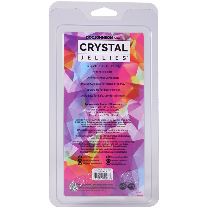 Crystal Jellies - Novice Pop Plug - 4 Inch