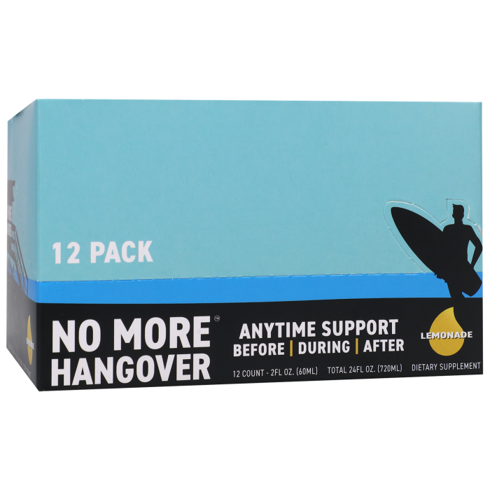 No More Hangover - 12 pack - 2 fl. oz.