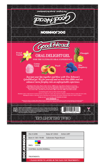 GoodHead - Oral Delight Gel - 5 Pack - 1 fl. oz.