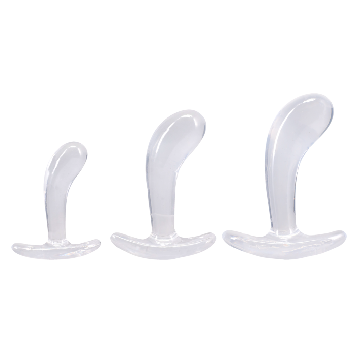 Crystal Jellies - Curved Anal Trainer Set