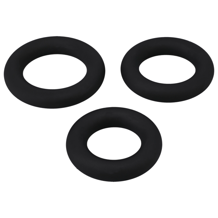 TitanMen - Cushioned C-Ring - 3 Piece Silicone Set