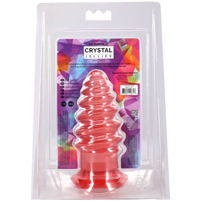 Crystal Jellies - Anal Twist - 6 Inch