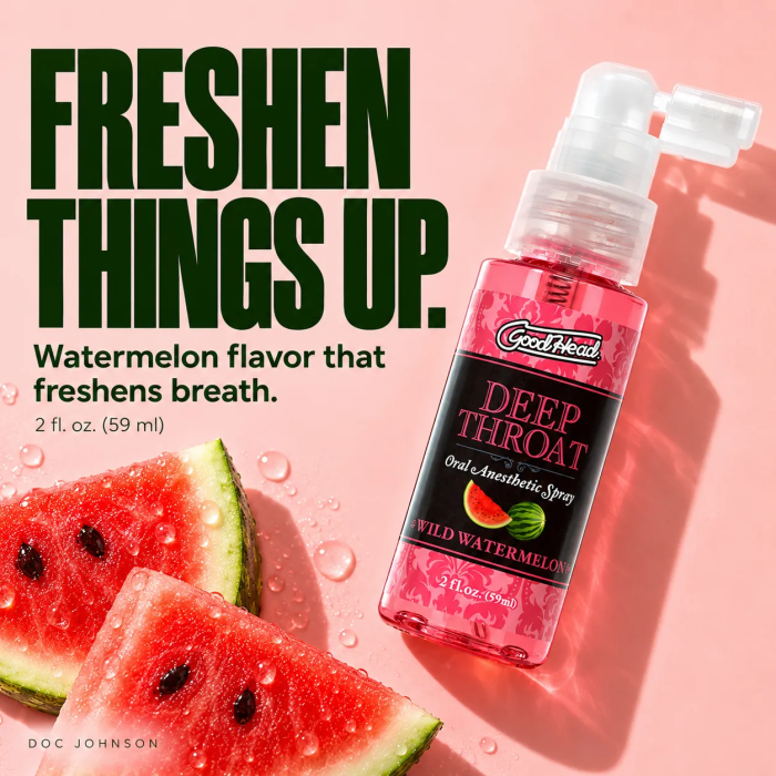 GoodHead - Deep Throat Spray - Watermelon - 2 fl. oz.