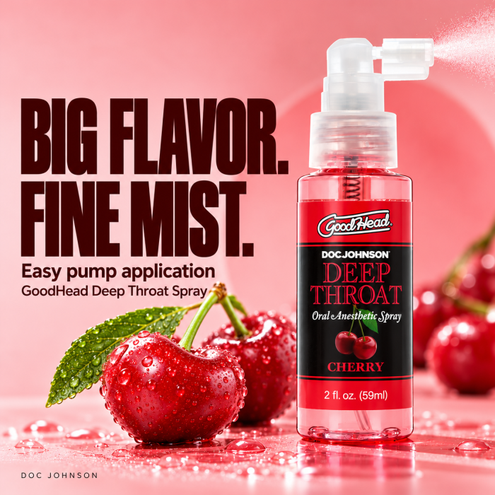 GoodHead - Deep Throat Spray - Cherry - 2 fl. oz.