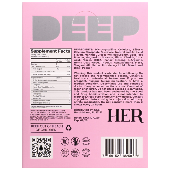 DEEP Her - 5 Chew Pack