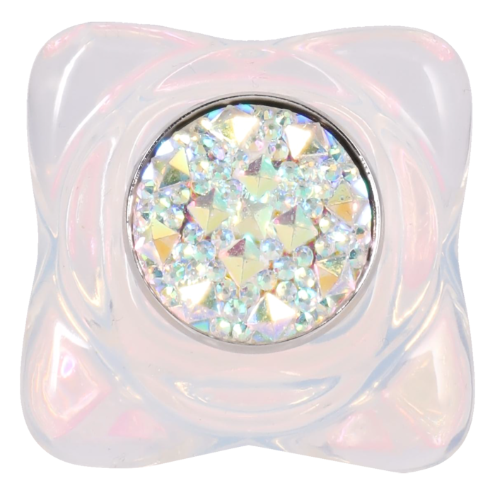 Booty Bling - Jeweled Wearable Translucent Silicone Plug - Small