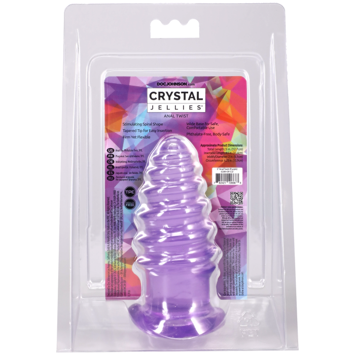 Crystal Jellies - Anal Twist - 5 Inch