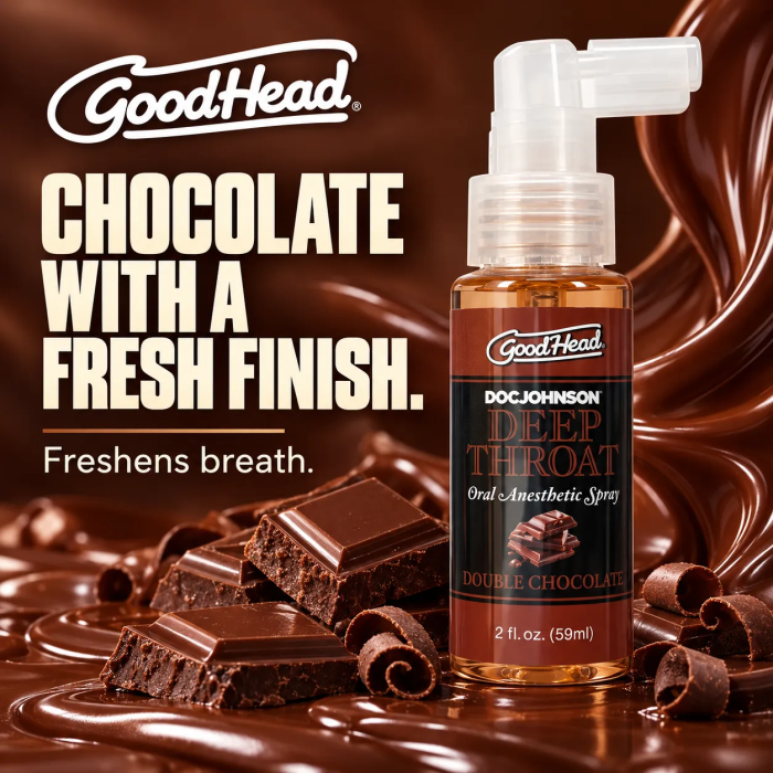 GoodHead - Deep Throat Spray - Double Chocolate - 2 fl. oz.