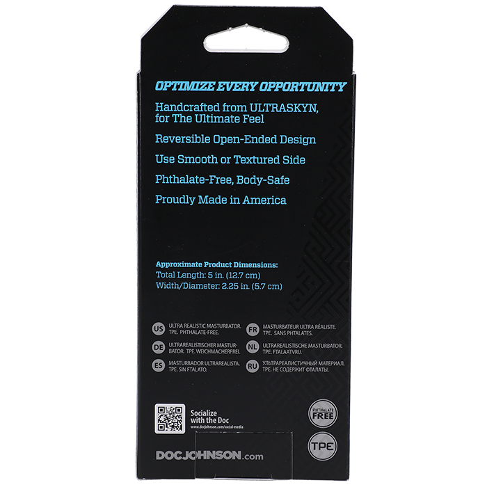 OptiMALE - Reversible ULTRASKYN Stroker - Studs