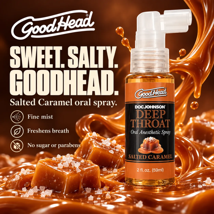 GoodHead - Deep Throat Spray - Salted Caramel - 2 fl. oz.