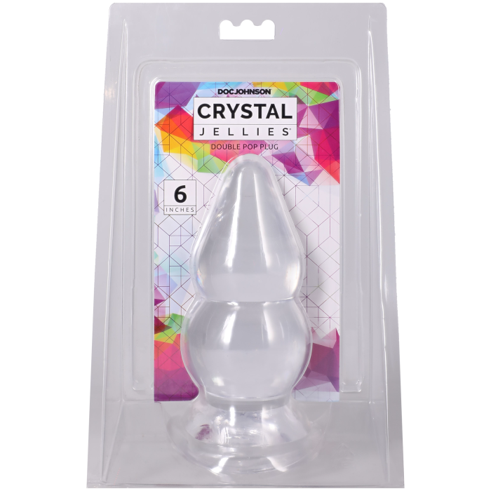 Crystal Jellies - Double Pop Plug - 6 Inch