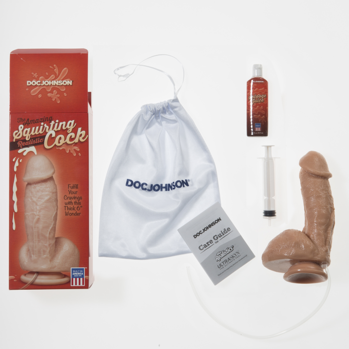 The Amazing Squirting Realistic Cock