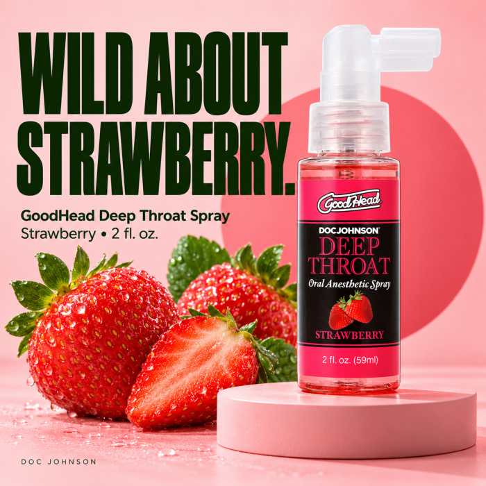 GoodHead - Deep Throat Spray - Strawberry - 2 fl. oz.