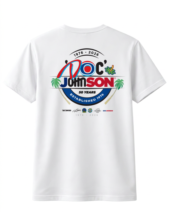 Doc Johnson 50th Anniversary T-Shirt - White