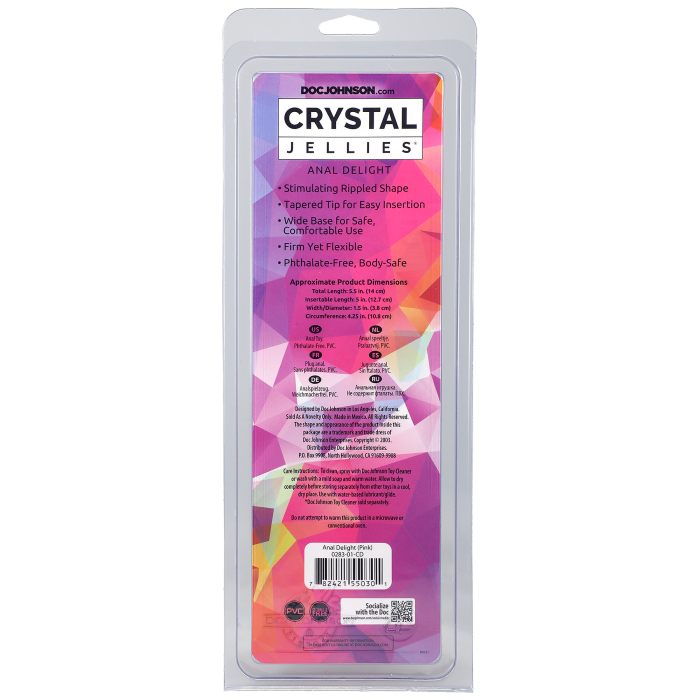 Crystal Jellies - Anal Delight - 5 Inch