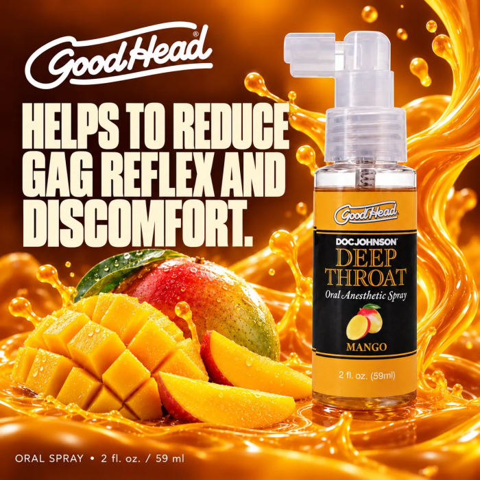GoodHead - Deep Throat Spray - Mango - 2 fl. oz.
