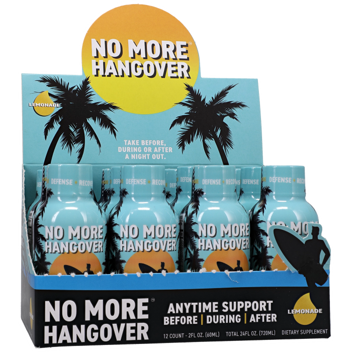 No More Hangover - 12 pack - 2 fl. oz.