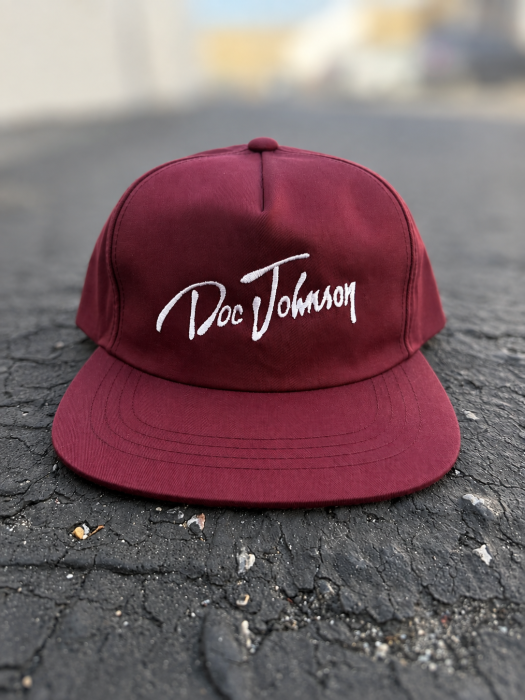 Doc Johnson Cursive Embroidered Hat, Maroon