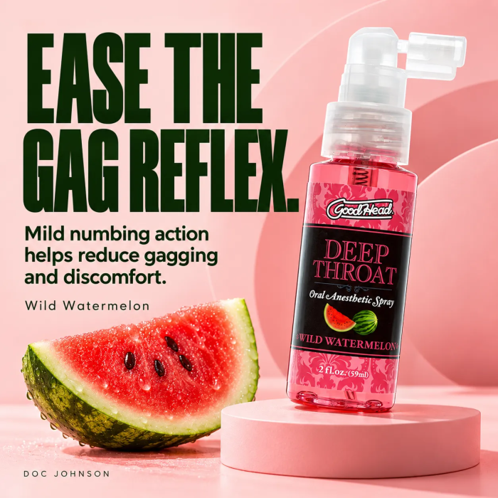 GoodHead - Deep Throat Spray - Watermelon - 2 fl. oz.