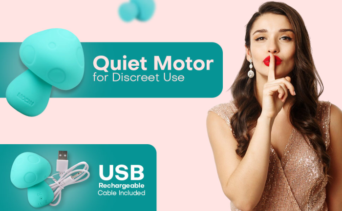 Mochi - Mushroom Vibe - 10 Function - Silicone - Rechargeable