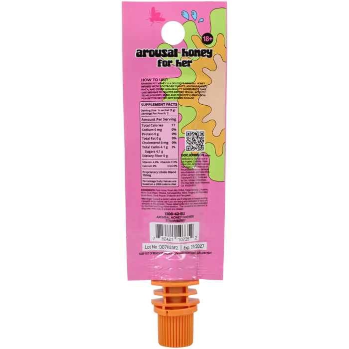 Spanish Fly For Her - Arousal Honey - Strawberry