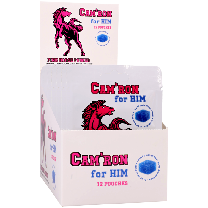 CAM'RON For Him - Pink Horse Power Enhancer - Blue Raspberry