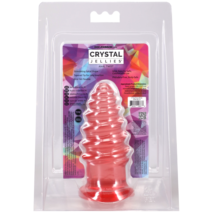 Crystal Jellies - Anal Twist - 5 Inch
