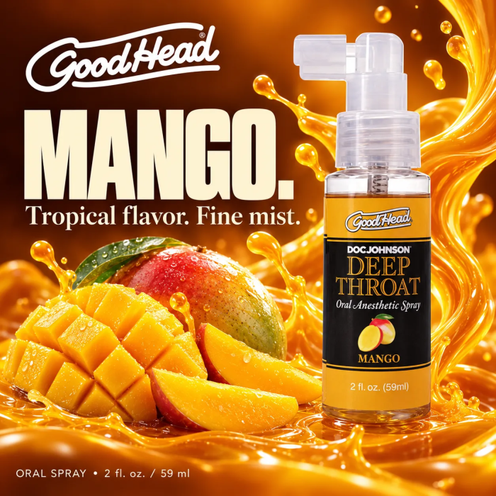 GoodHead - Deep Throat Spray - Mango - 2 fl. oz.
