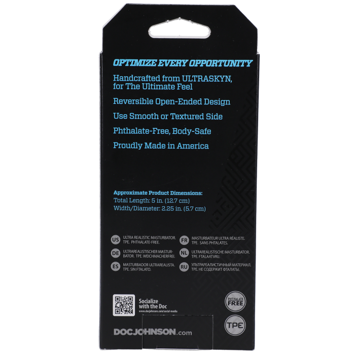 OptiMALE - Reversible ULTRASKYN Stroker - Studs